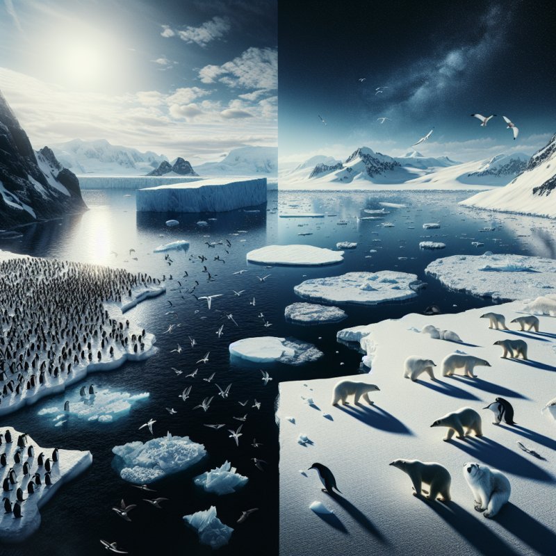 Arktida vs. Antarktida: Rozpoznej polární království