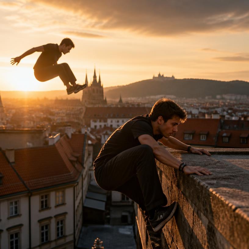 Vzlety a pády ve freerunningu!